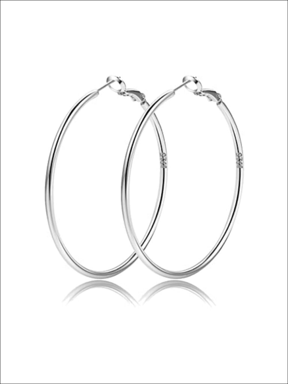 Sterling Silver Hoop Earrings 2mm Thin Hypoallergenic Endless
